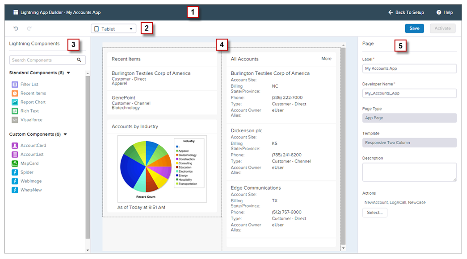 Lightning App Builder